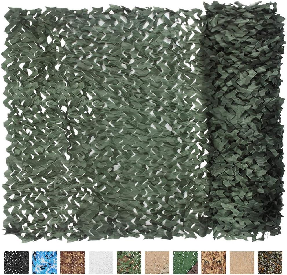 iunio Camo Netting, Camouflage Net, Bulk Roll, Mesh, Cover, Blind for Hunting, Decoration, Sun Shade, Party, Camping, Outdoor : Sports & Outdoors
