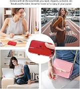 Keiby Citom Manicure Set 10pcs Stainless Steel Nail Clippers Kit Red Portable view 5