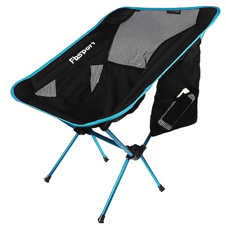 Fbsport Lightweight Folding Camping Backpack Chair Compact Heavy Duty Portable Chairs For Hiking Picnic Beach Camp Backpacking Outdoor Festivals