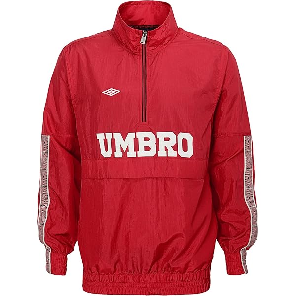 UMBRO 赤 ジャンパー ハイネック UMBRO 黒赤 ジャージ ハイネック - メルカリ
