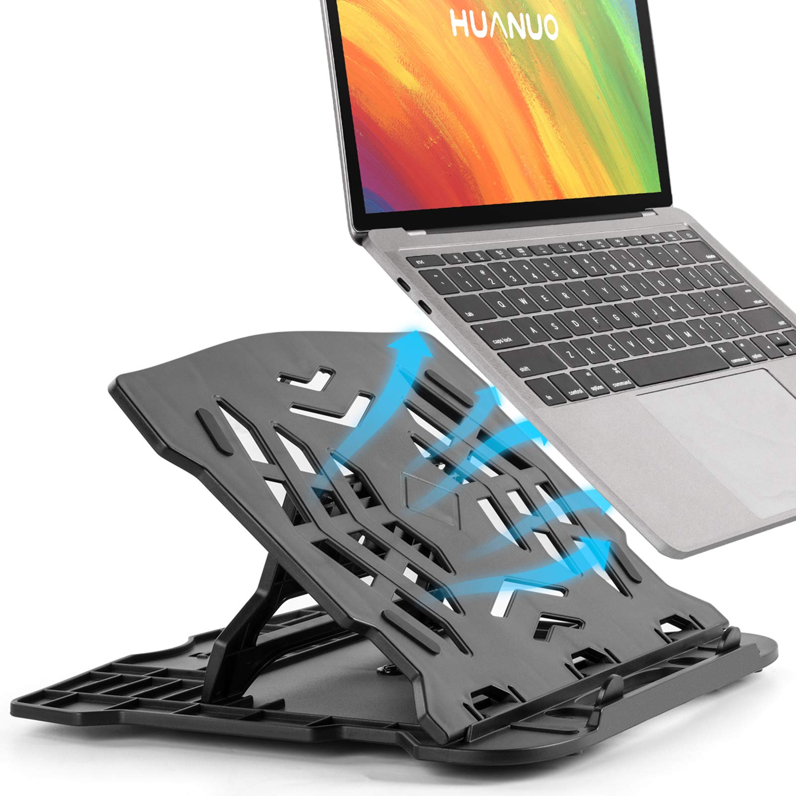 Buy HUANUO Adjustable Lap Desk, Laptop Riser for Desk with 360° Swivel