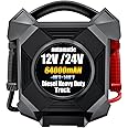 Diesel Heavy Duty Truck Jump Starter,CAT797 30000Amp 12V/24V Battery Jumper Starter Portable,Startall Cat Battery Booster Pack,for Semi Truck Gasoline and Diesel Engines Up to 50-Liters,Class 8