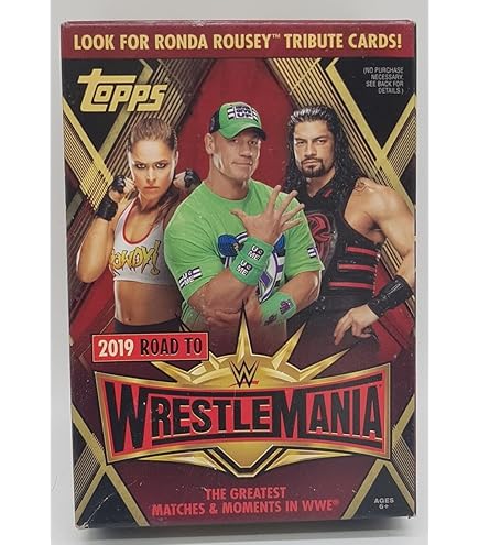 Amazon.com: 2018 Topps WWE Wrestling Factory Sealed Hanger Box 42