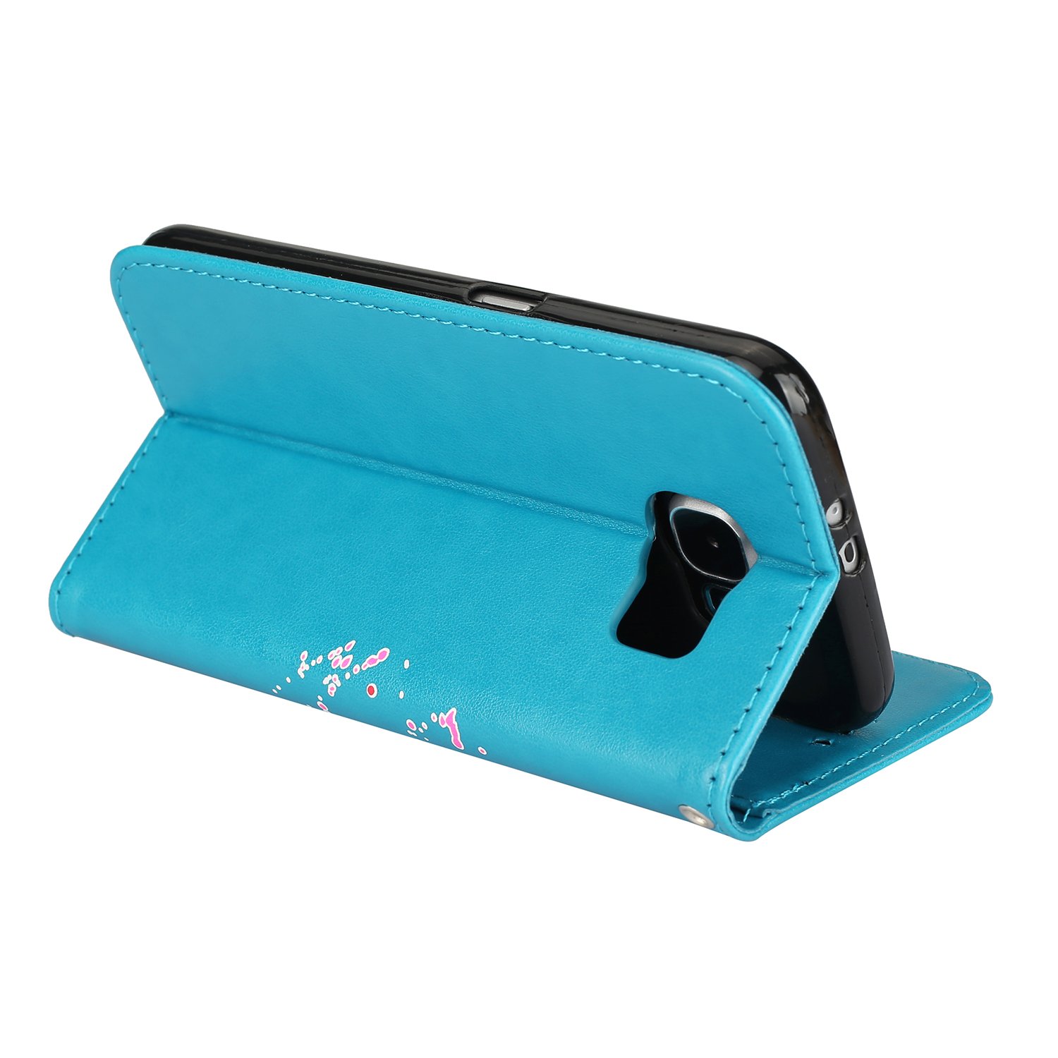 Ailisi Funda Galaxy S7, Flamenco Rosados Funda Piel con Carcasa ...