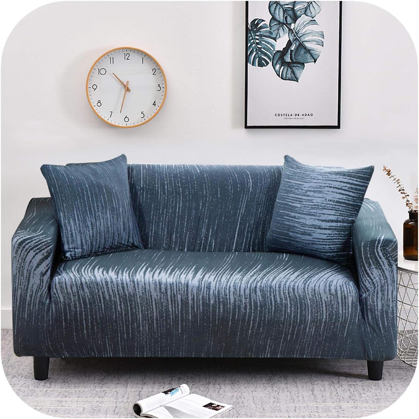 Sofa covers Printed Elastic Fitted Section Cover Full Full 1 UnitColor