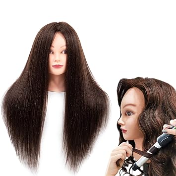 Amazon Com Mannequin Head With Human Hair 60 Straight