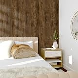Abyssaly Wood Effect Sticky Back Plastic Roll 60x300cm PVC Wallpaper view 9