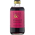 Liber & Co. Raspberry Gum Syrup (9.5 oz) Made with Washington Raspberries