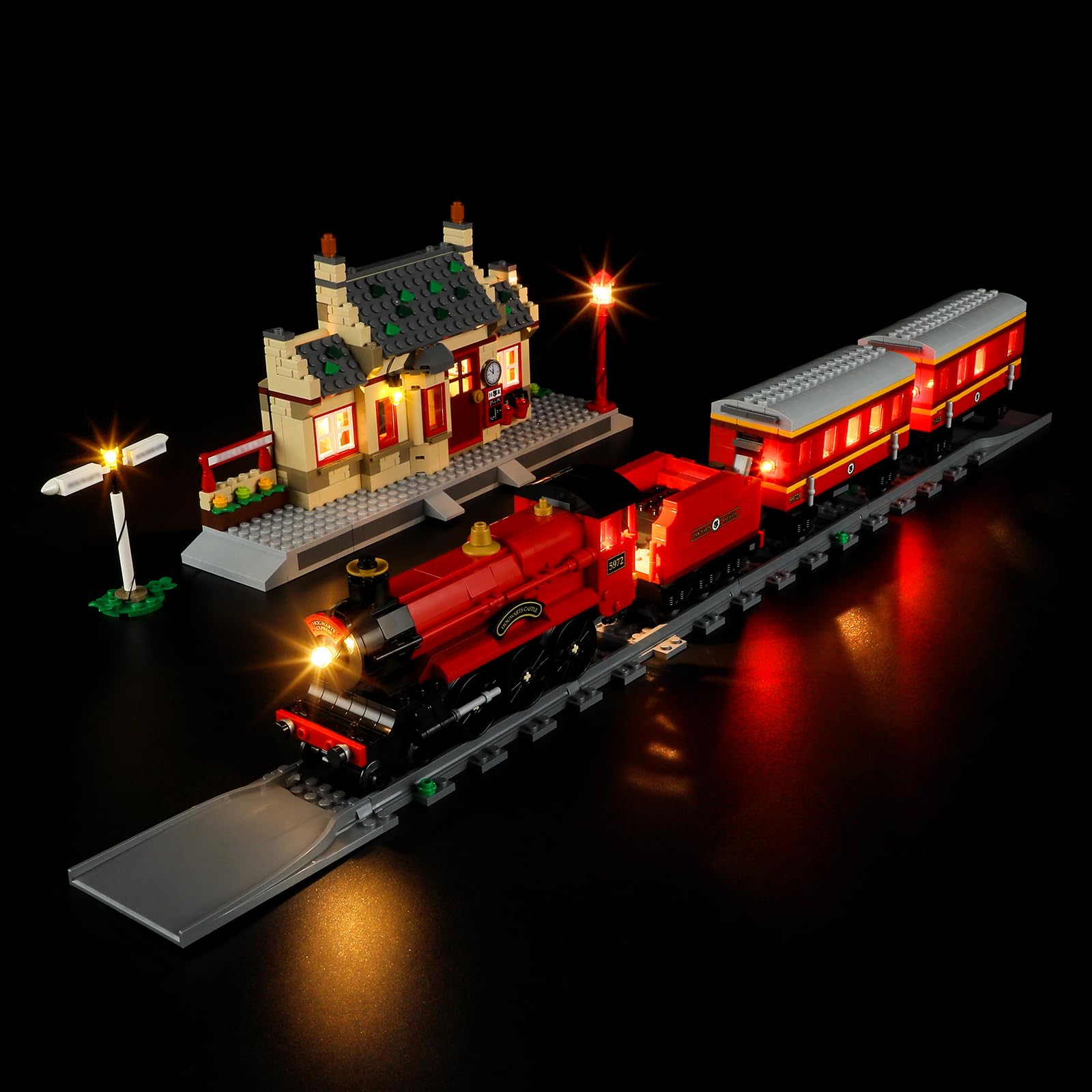 LIGHTAILING Light For Lego- 76423 Hogwarts Express Train Set with Hogsmeade Station - Led Lighting Kit Compatible With Lego Building Blocks Model - NOT Included The Model Set — image 1