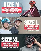 Victgoal Bike Helmet with Magnetic Goggles Visor LED Light XXL 59-63 cm view 6