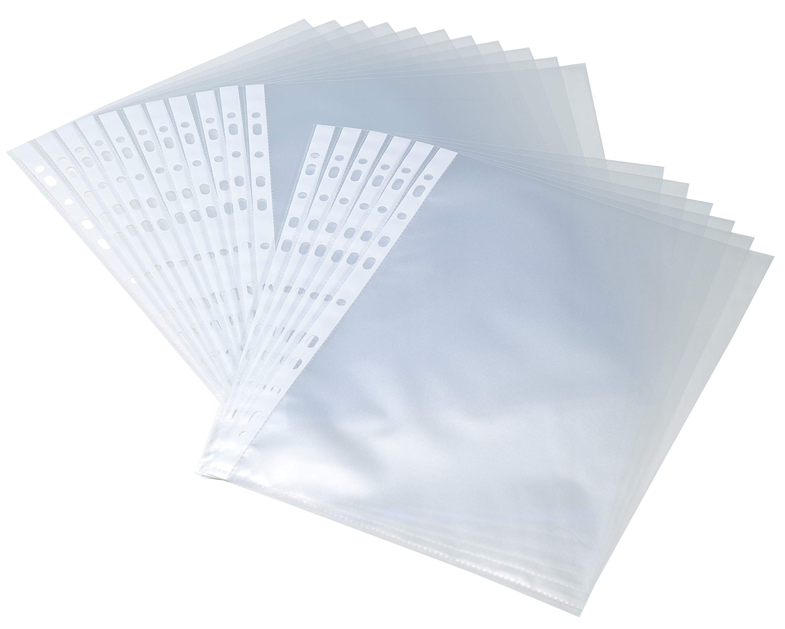 Bantex Budget 400105682 Document Wallets A4 Pack of 100 Transparent