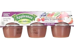 Applesnax Apple Field Berry Fruit Snack, 6 Count,113 Grams