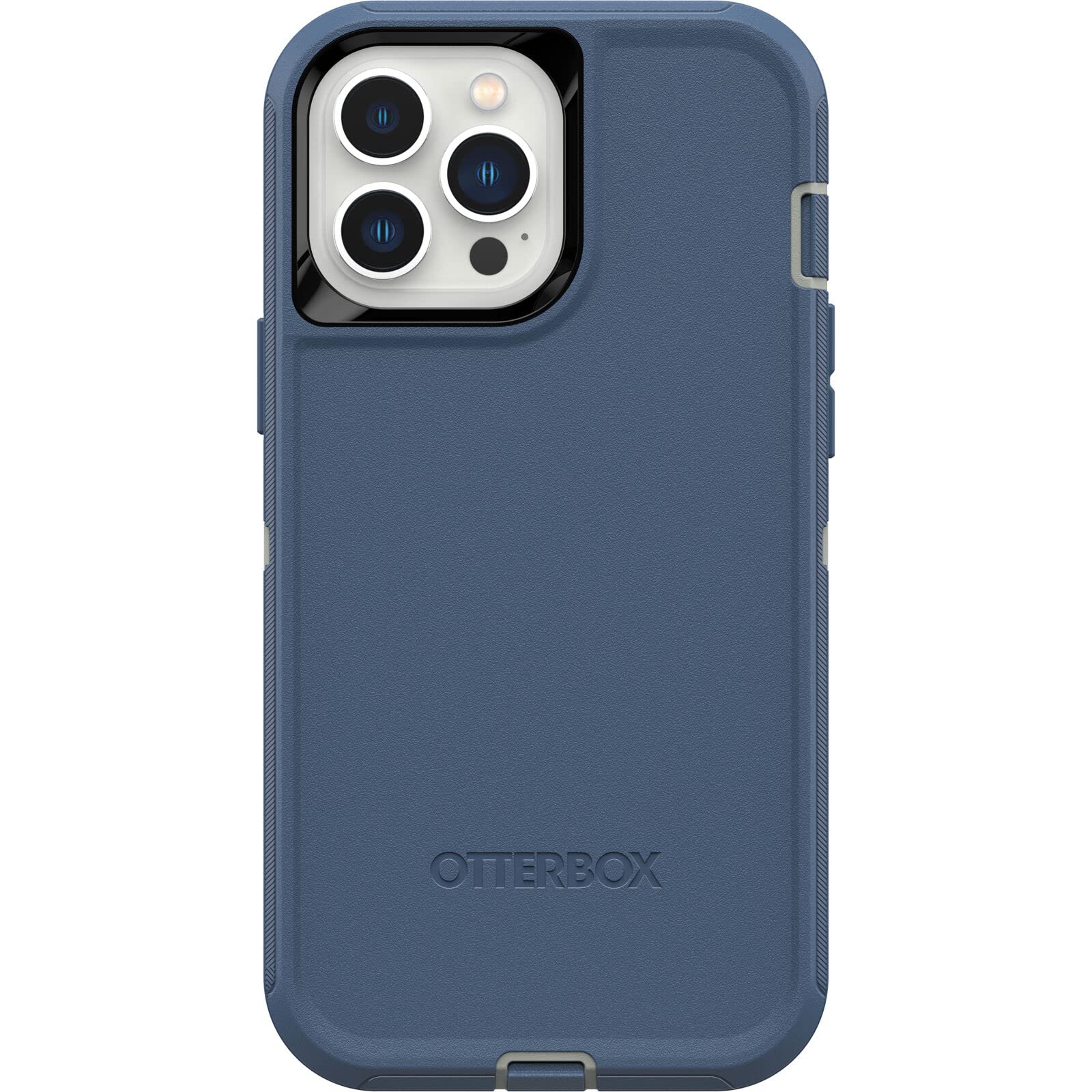 OtterBox Defender Series Screenless Edition Case for iPhone 13 Pro Max & iPhone 12 Pro Max (Only) - Case Only - Non-Retail Packaging - Fort Blue