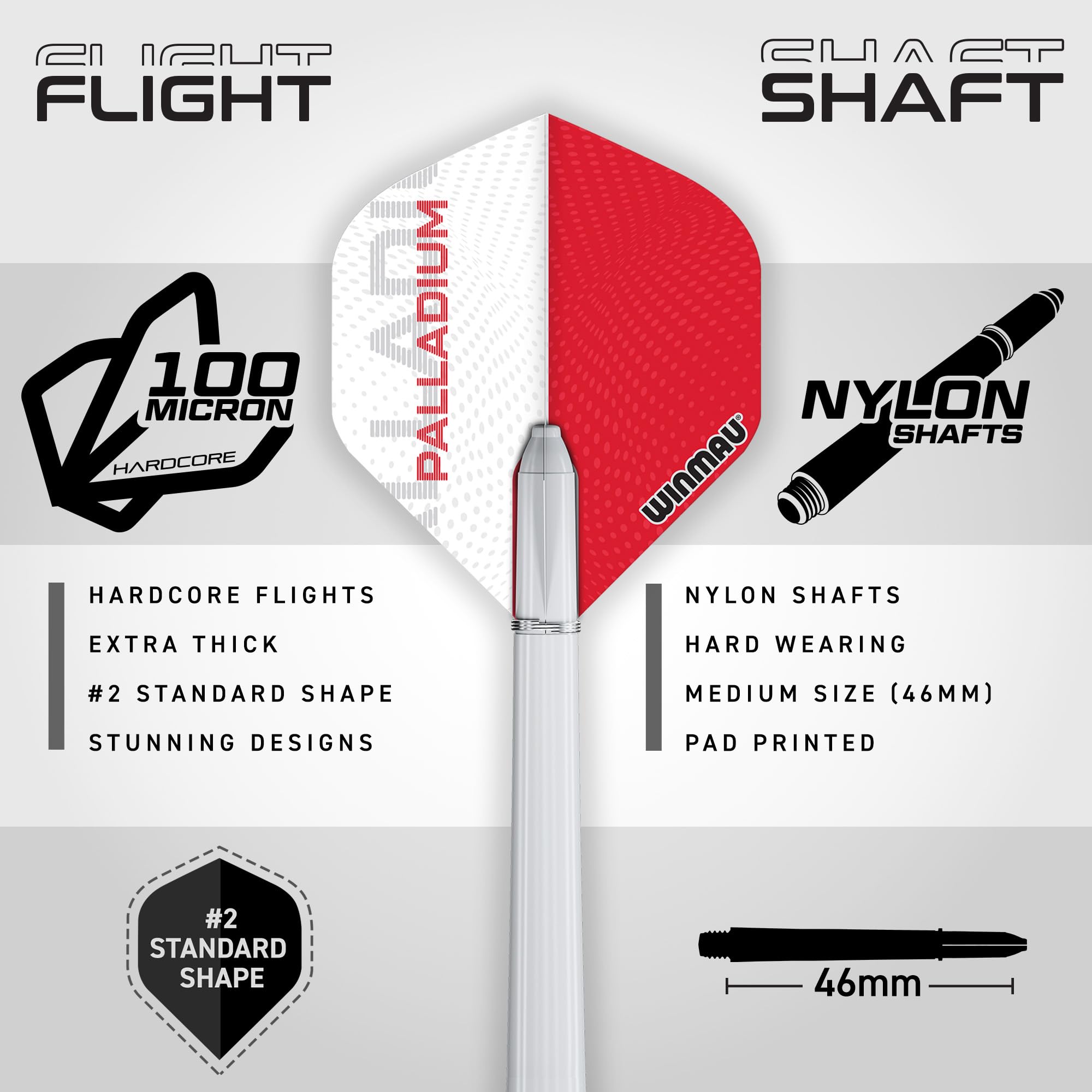WINMAU Diamond Plus Dartscheibe Steeldart Set – Professionelles Sisal-Dartboard mit schwarzem Schrank, 2 Dart-Sets, Abwurflinie, Kreide & Handtuch. Komplettes Dartboard-Set für Zuhause. 5