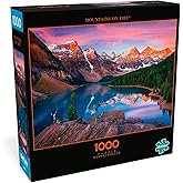 Buffalo Games - Mountains On Fire - 1000 Piece Jigsaw Puzzle Multicolor, 26.75"L X 19.75"W
