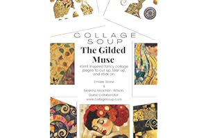 The Gilded Muse by Collage Soup: Klimt-Inspired Fancy Art Papers for Junk Journals and Mixed Media