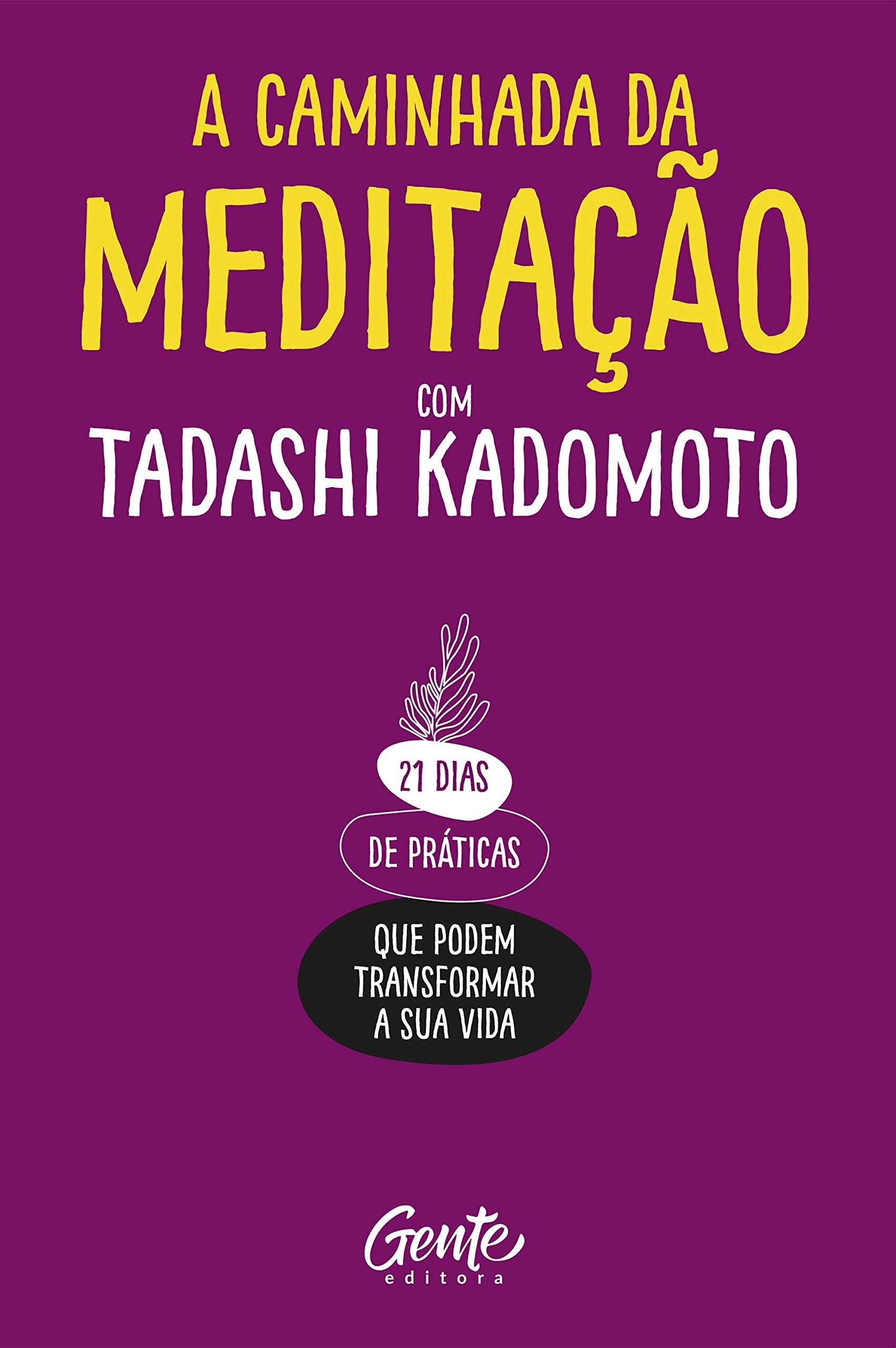 Livro 'A Caminhada da Meditação' por Tadashi Kadomoto