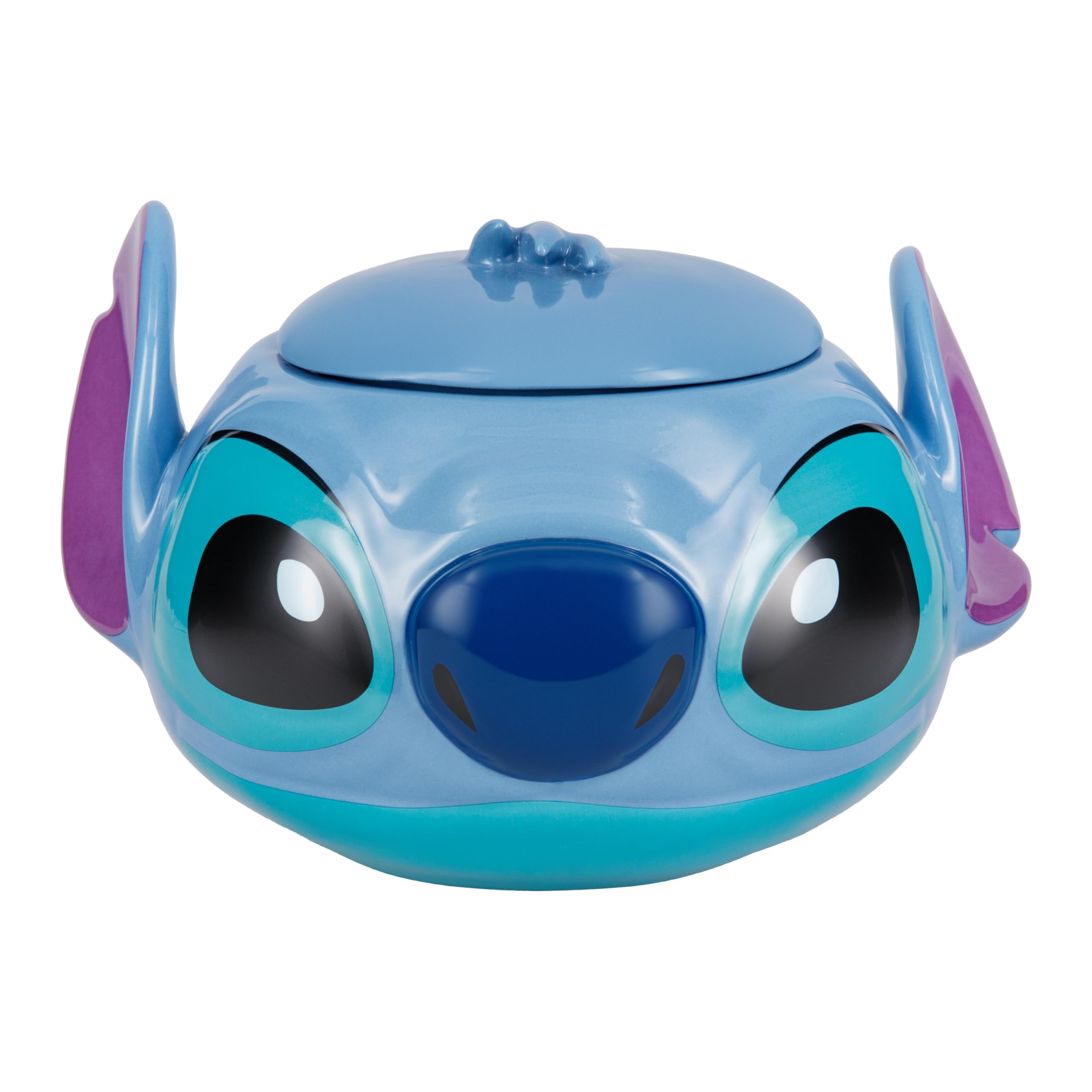 Stitch Cookie Jar - Officially Licensed Disney Shaped Container with Lid, Ideal for Storing Biscuits and Dry Goods, Novelty Disney Kitchenware | Paladone