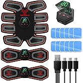 Abs Stimulator Military Grade, Vital Flex Core Ab Stimulator Military Grade, MHD TENS - Ab Stimulator and for Easy Abs Muscle Stimulation and Muscle Activation, Ideal Home Gym Device,Unisex