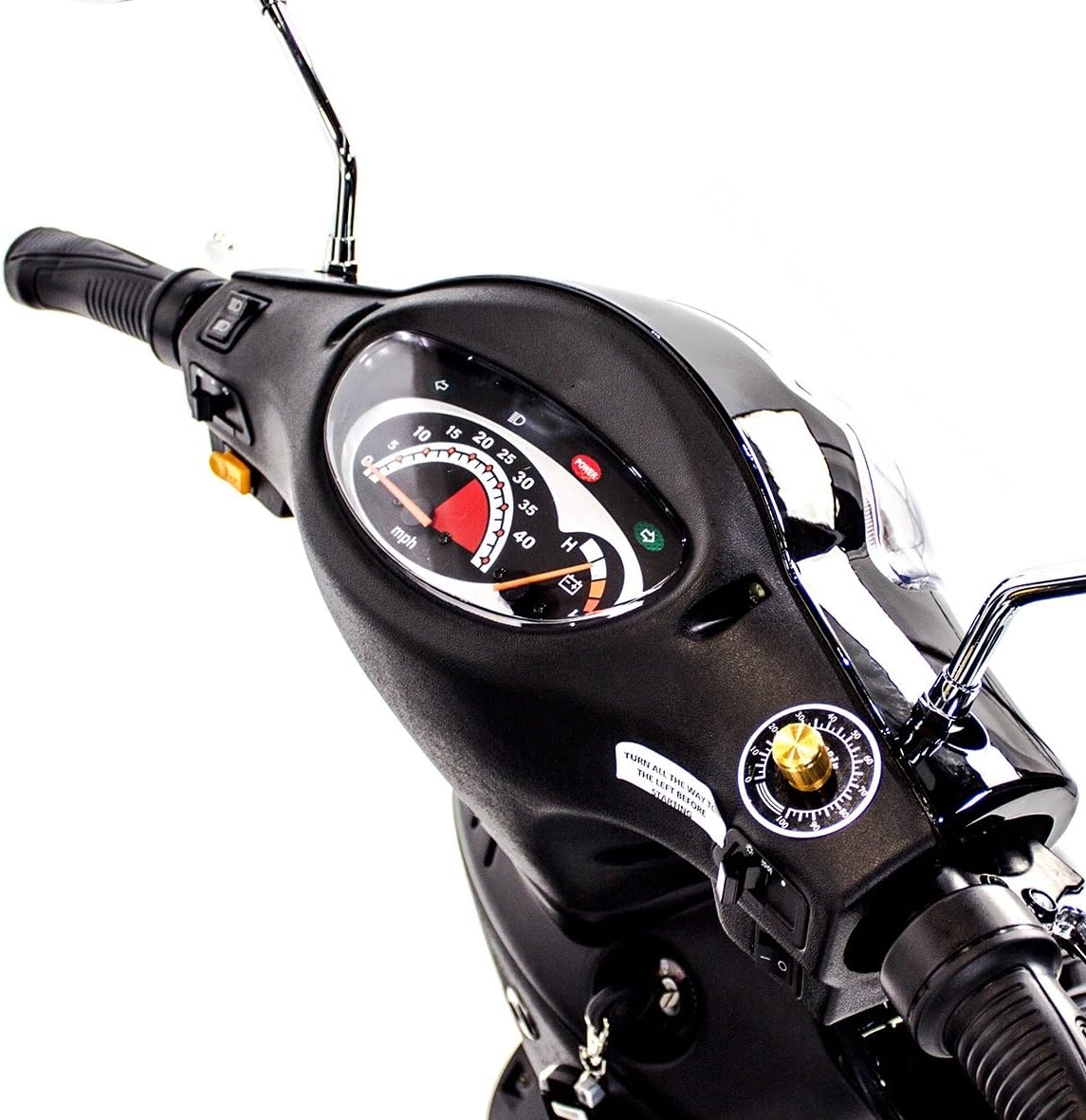 E-Wheels EW-36 High Power Fast 3 Wheel Mobility Scooter (Black): Health & Personal Care