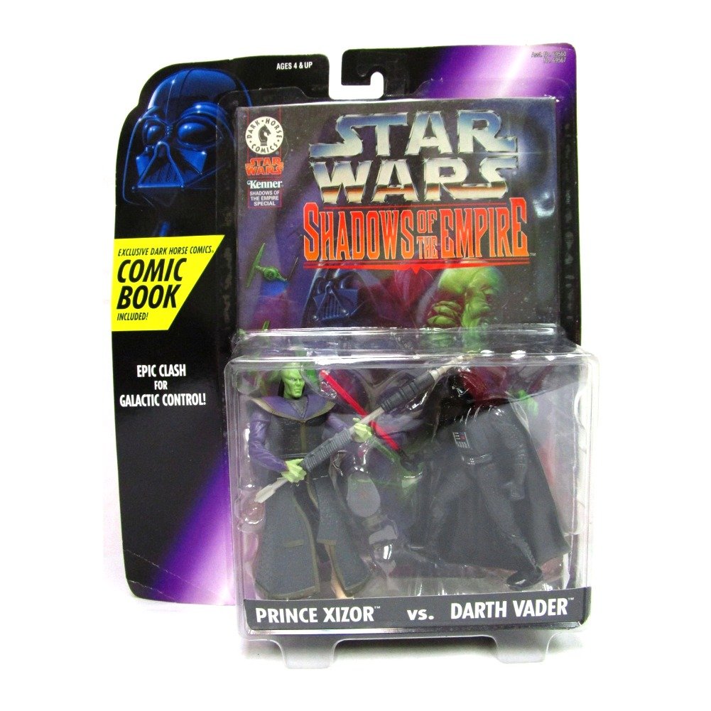 Star Wars Shadows of the Empire Prince Xizor & Darth Vader Action Figure Set