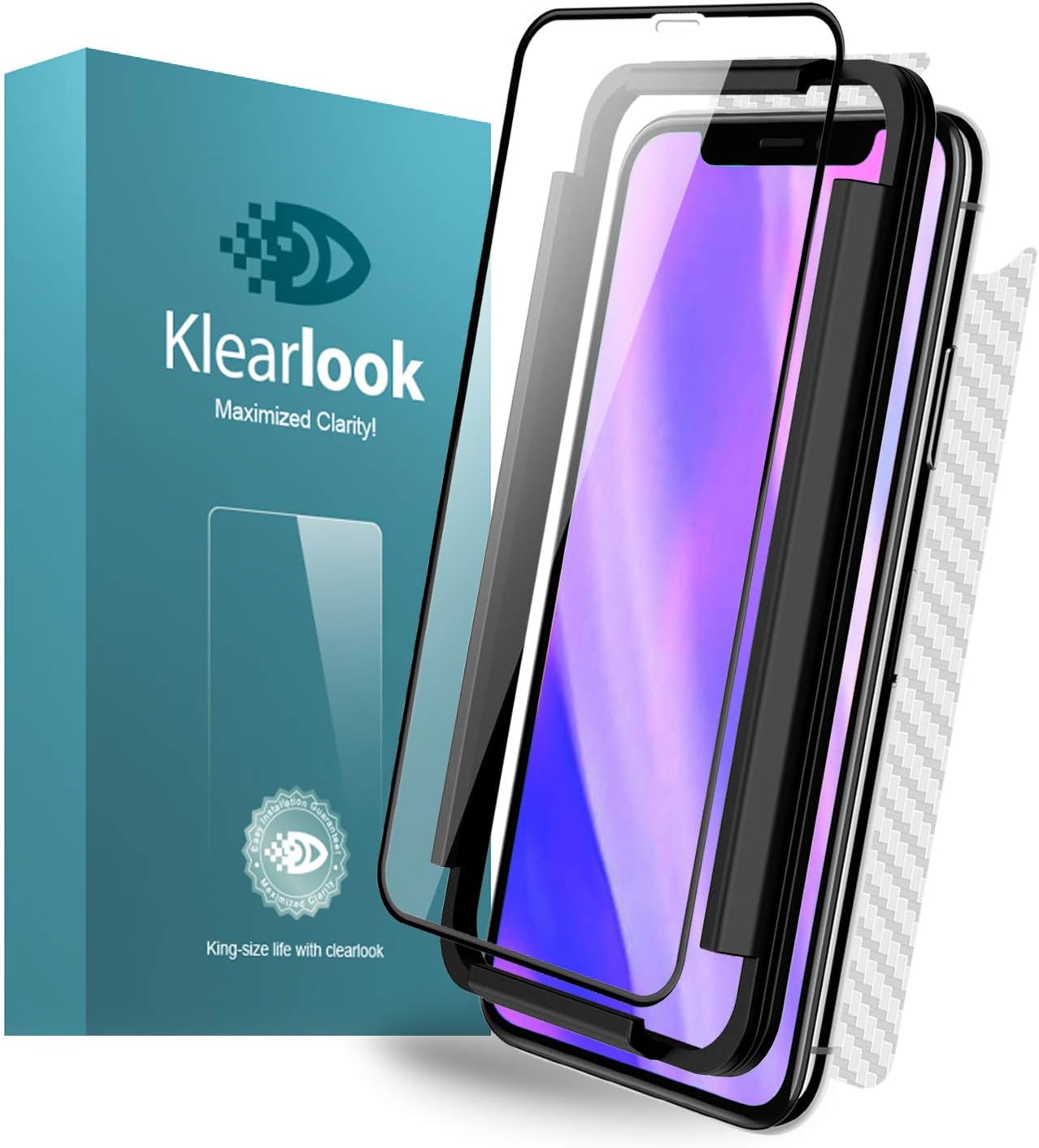 Clear Glass Screen For 6 5 Iphone 11 Pro Max With Amazon Co Uk Electronics