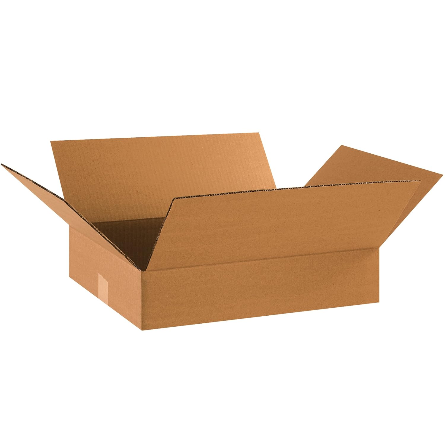 BOX USA B1484 Flat Corrugated Boxes Pack of 25 14L x 8W x 4H Kraft tillescenter Corrugated Boxes