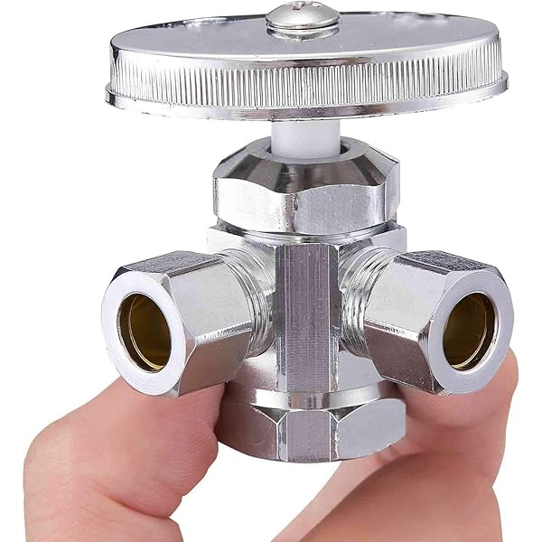 Yeleah Feed Water Adapter Angle Stop Adapter Valve Cold Water Supply
