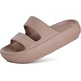 shevalues Orthopedic Slide Sandals for Women with Arch Support Pillow Soft Recovery Slip on Sandals Lightweight Summer Cloud Slippers for Plantar Fasciitis