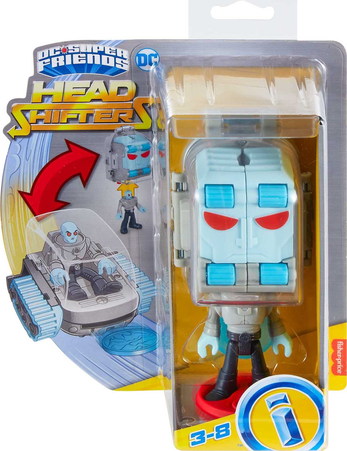 Fisher-Price Imaginext DC Super Friends Head Shifters – The Joker & Laff Mobile Transforming Figure Set, For Kids 3+