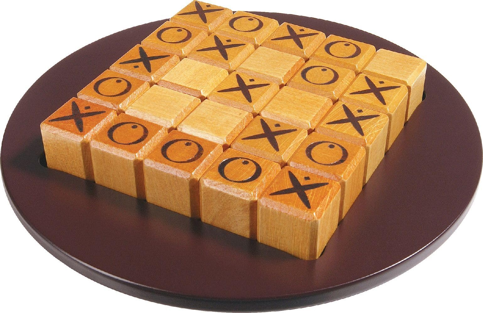Quixo | Wooden Abstract Strategy Board Game for Kids and Adults | Family Game Night Favorite | Tic-Tac-Toe Style Competitive Puzzle | Easy to Learn, Fast to Play | Ages 8+ | 2-4 Players | 15 Min