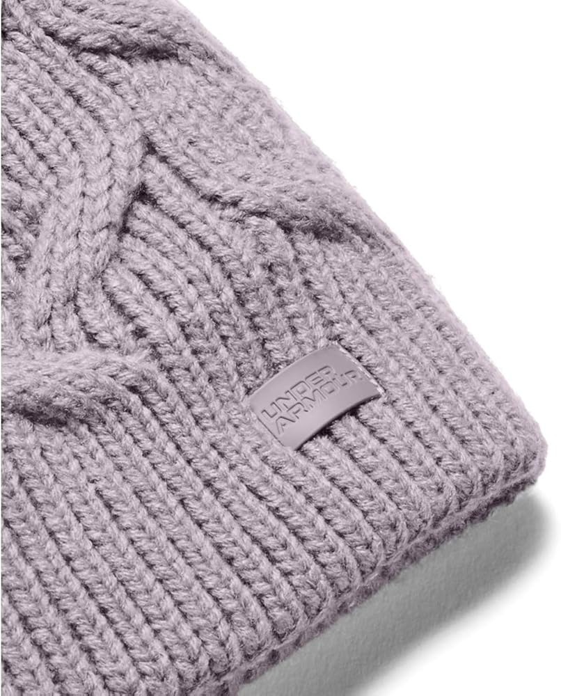 Under Armour Women's Around Town Beanie, Black (001)/Black, One Size Fits All : Clothing