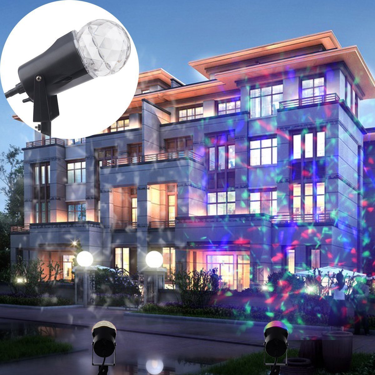 Amazoncom YUEGANG Christmas Light Projector LED Patio Lawn Light