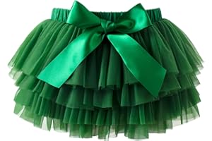 ZFZDRen 6M-3T Infant Baby Girl Tutu Skirt Toddler Girls Solid Color Tulle Skirts Birthday Outfits with Headband