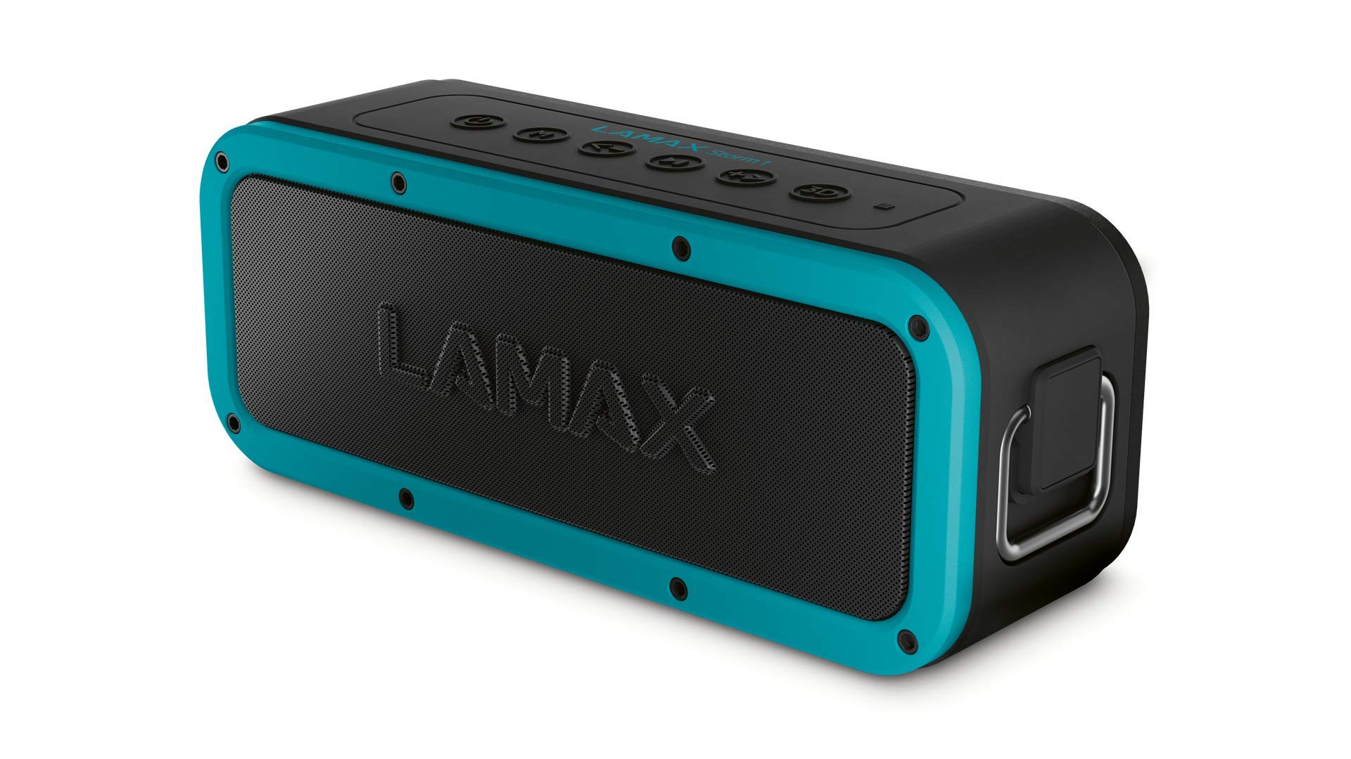 Bluetooth speaker 5.0, LAMAX Storm1 40W Portable Speaker with 3 audio modes, IP67 water resistance, 15 hours playtime, USB-C, NFC, 3.5 mm jack, microSD, True Wireless Stereo