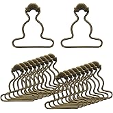 Mabor 20Pcs Overall Buckles Clips Replacement, 1.5 Inch Dungaree Suspender Clips Metal Suspender Buckles for Rompers Pants Bib Sewing Accessories