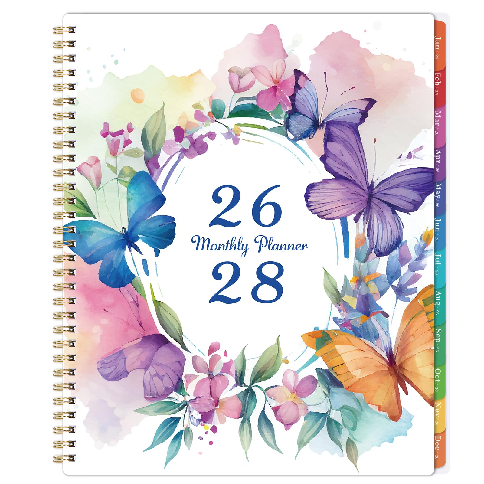 Photo 1 of 2026-2028 Monthly/Calendar Planner - 3 Year Monthly Planner 2026-2028, January 2026 - December 2028, 9" x 11", 36- Month Calendar with Colorful Tabs, Inner Pocket