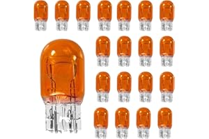 HHZL T20 7440A WY21W Turn Signal Bulb Daytime Running Light Blinker Brake Light Bulbs, 10PCS Monofilament Side Marker Lights 