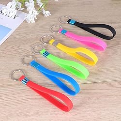 NUOBESTY 6Pcs Keychain Strap Wristlet Wrist Lanyard