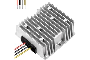 BIRITALO 36V 48V Step Down to 12V 20A 240W IP65 Converter Waterproof DC Voltage Converter Reducer Transformer Module,Input voltage 30-60V Regulator for Golf Cart Club Car Truck Vehicle Strip Light
