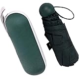 Mini Travel Sun & rain Umbrella, Lightweight Windproof Portable Umbrella, Compact Parasol with 99% UV Protection for women an