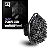 The Man Silicone Face Scrubber for Men - Gentle Exfoliator Face Massager - Removes Dead & Dry Skin - Facial Cleansing Brush