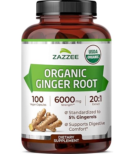 Amazon.com: Zazzee USDA Organic Red Korean Panax Ginseng 20:1