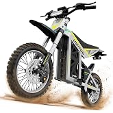 UWITGO Electric Dirt Bike, 4000w E Dirt Bike with 52v 25ah Battery, 14"/12" Fat Tire Electric Motorcycle for Teens, Max 48.8mph Ebike