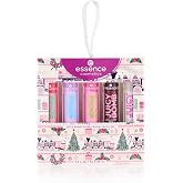 essence Juicy Butter Balm Holiday Gift Set | 5 Vegan &amp; Cruelty-Free Lip Balms | Stocking Stuffer for Beauty Lovers