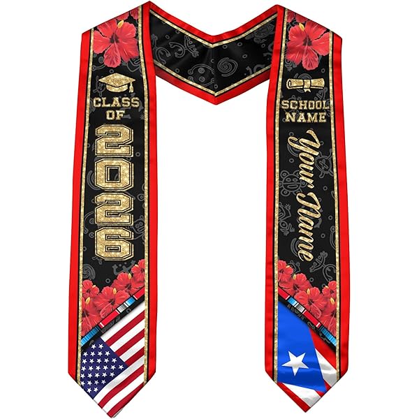 Amazon.com: MonkeyVan Personalized Custom Haitian Flag Graduation