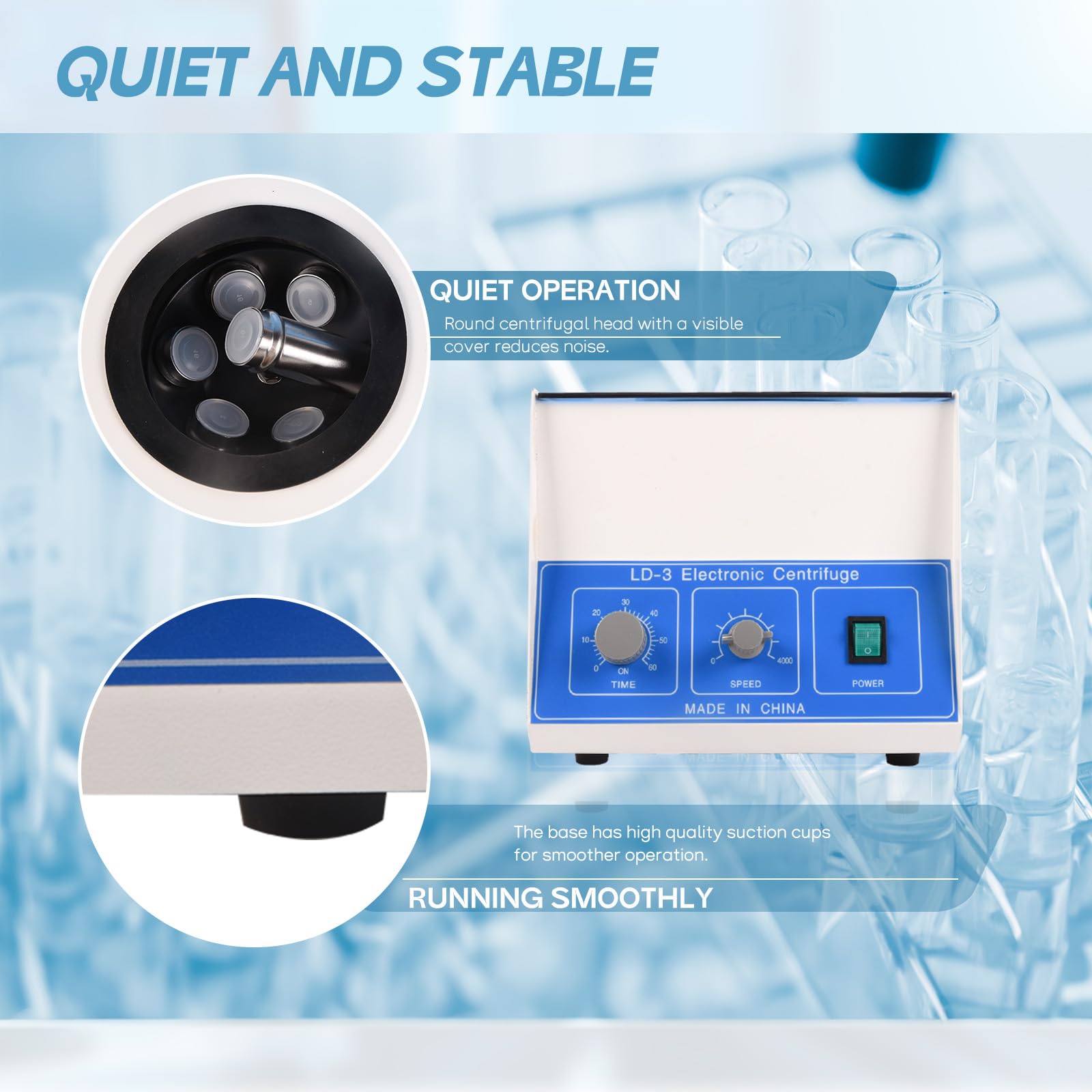 Blood 4000RPM Lab Centrifuge, PRP Plasma , Digital Medical