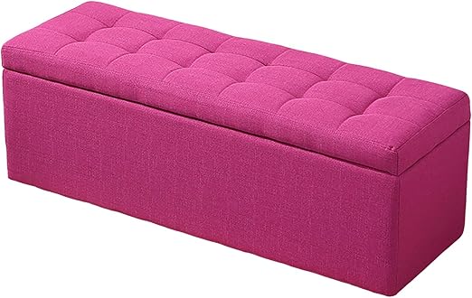 Amazon Com Zmq Storage Ottomans Linen Fabric Storage Ottomans