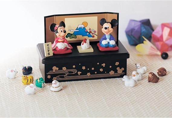 Amazon ベルメゾン Disney ディズニー 干支飾り 十二干支セット ミッキー ミニー 置物 オブジェ オンライン通販