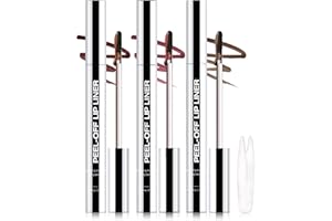 Erinde Peel off Lip Liner Stain, Long Lasting Lip Stain Peel off, Women Waterproof Matte Lipstick, Transfer Proof Lip Tint Pe